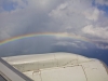 Rainbow landing in St. Maarten