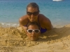 Buried, Straw Hat, Meads Bay, Anguilla