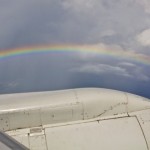 St. Maarten Rainbow from Plane St. Maarten Rainbow from Plane